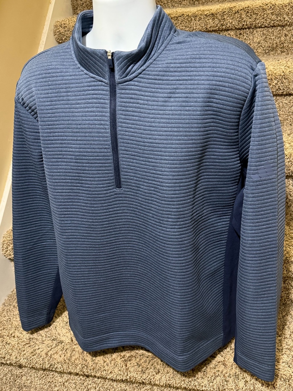 Stunning ribbed *ADIDAS Golf* 1/2 zip men’s pullover athletic golf ⛳️ sweatshirt